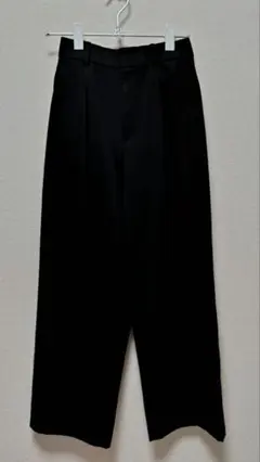 【裾上げ済み】ユニクロ UNIQLO タックワイドパンツ