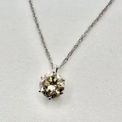 PTダイヤモンド ネックレス1.106ct H I-1GOOD鑑定書 - メルカリ