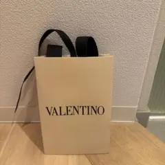 新品の使い易い大きさのVALENTINO ショップ袋 ベージュ 小型のサムネイル