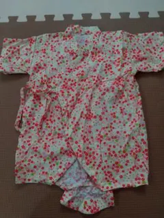 ロンパース 女児80サイズ甚平風　花柄