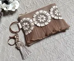 み*み様 インド刺繍リボン ちいさなポーチ
