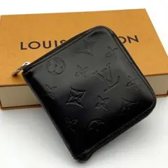 鑑定済み✨ルイヴィトン ポルトモネジップ 財布 モノグラム グラセ コンパクト LOUIS VUITTON ルイヴィトン 二つ折り財布 コンパクトウォレット