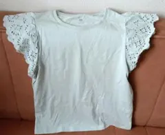 ユニクロ　キッズ 半袖シャツ ライトグリーン 160cm