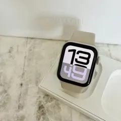 【最新OS 最大容量100%】Apple Watch SE2スターライト