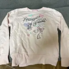 Mezzo Piano ピンク 長袖トレーナー S ベリエちゃん　平成レトロ