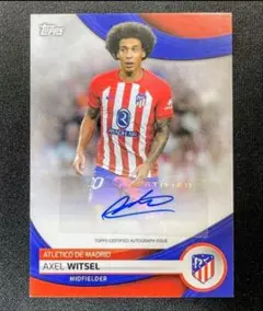 topps アクセル・ヴィツェル 直筆サイン auto アトレチコ ベルギー代表