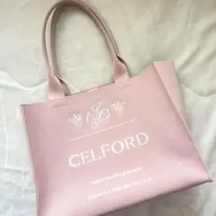 CELFORD セルフォード ロゴニットバッグ トートバッグ