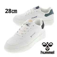 hummel MATCH PONT ホワイトスニーカー コートシューズ 28㎝