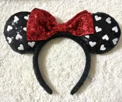 ディズニー　ミニーマウス　スパンコールカチューシャ