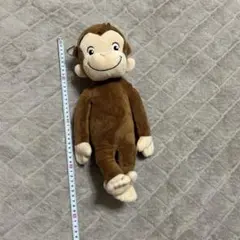 おさるのジョージ ぬいぐるみ 約30cm ポシェット