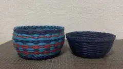 かご 2個セット　ハンドメイド未使用