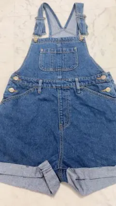 BROWNY STANDARD デニム サロペット ショートパンツ F