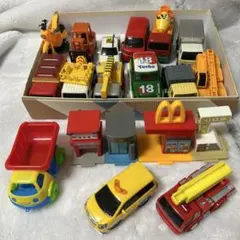 大量 ミニカー はたらくくるま まとめ売り おもちゃ プルバックカー 工事作業車のサムネイル