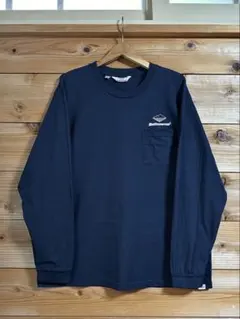 Battenwear TEAM L/S POCKET TEE Navy