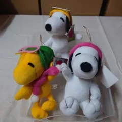 スヌーピー ぬいぐるみ 3体セット（理由あり商品）サイズ約20cm