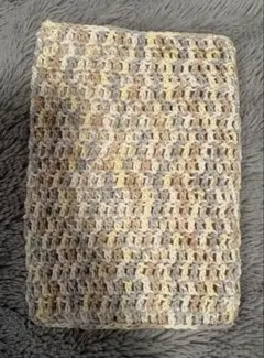 ハンドメイド　ブックカバー　文庫本　アースカラーマルチ