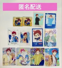 Free!マンチョコ2 チェキ風クリアカード　キラキラアートカード　旭