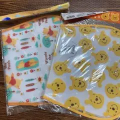 ★新品未使用★ダイソー　セリア　お食事エプロン　くまのプーさん　2枚セット