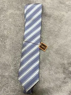 Yves Saint Laurent 青白ストライプ ネクタイ
