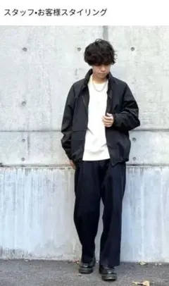 新品未使用　ユニクロ　ウインドプルーフスタンドブルゾン　ブラック　XLサイズ