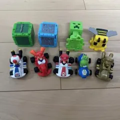 マリオカート マイクラ　キャラクター玩具 セット