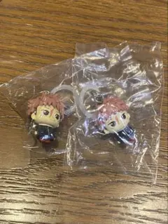 呪術廻戦 めじるしアクセサリー ガチャガチャ 虎杖悠仁 2個セット