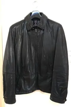 美品 トミーヒルフィガー レザージャケット　ブラック TOMMY HILFIGER 【日本未発売】 Tommy Hilfiger FAUX LEATHER