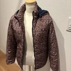 花柄ジャケット フード付き