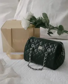 【新品未使用】Darich ノベルティ キルティングミニボストンバッグ