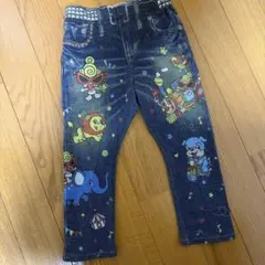 s*♡様 ヒスミニ デニム風スパッツ 90