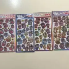 うるちゅるPOPシール　名探偵コナン　4枚セット