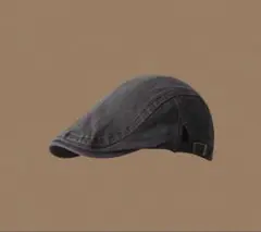 ハンチング帽 ブラック シンプル