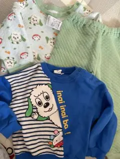 いないないばぁ　ワンワン　トレーナー　パジャマ　セット 90