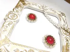 ヴィンテージ風耳飾り