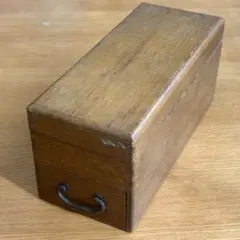 レトロ 木製 かつお節削り器 鰹節削り箱 引き出し付きのサムネイル