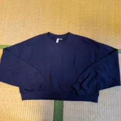 トレーナー　H＆M　レディース　紺