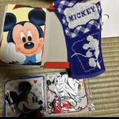 未使用品☆ミッキーマウスミニーマウスのハンドタオル