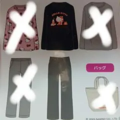 ハローキティ ルームウェアセット　しまむら　キティちゃん　ハッピーバッグ