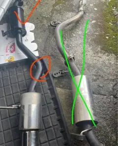 HKS ハイパワー409 アルトワークス ha22s マフラー 値段下げ説明必読のサムネイル
