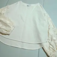 シンプリシテェSIMPLICITE お袖 刺繍 カットソー