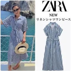 ZARA チェック柄ポプリンワンピースZWCOLLECTION XS ピンク - メルカリ
