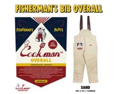 Cookman Fisherman's Bib Overall Sand M