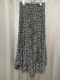 【最終価格¥900】COCO DEAL Luxe フラワー　フレア　スカート