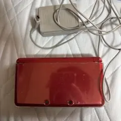 Nintendo 3DS レッド 本体 充電器付き