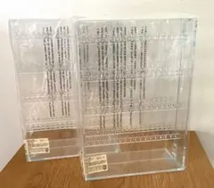 無印良品　アクリル　ネックレス　ピアスケース 見開き　めじるし　ガチャ　収納