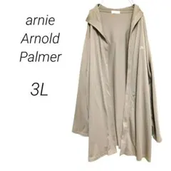 【アーニーアーノルドパーマー】薄手パーカー フード付きカーディガン 3L
