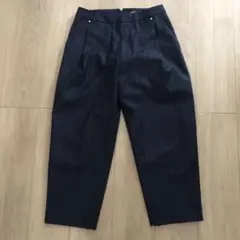 リブニットパンツ カジュアルパンツ