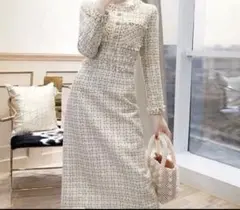 セレモニー ツイード ワンピース セットアップ入園 入学 お祝い