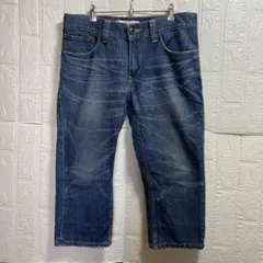 リーバイス　511 デニム　７分丈 ３４インチ　黄色パッチ　黄耳　SLIM