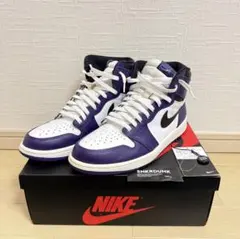 NIKE Air Jordan1Retro HighOG Cort Purple
